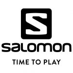 Salomon-Logo mit einem fetten S darüber, Salomon, und dem Slogan TIME TO PLAY-symbolizing wirtschaftskooperationen.