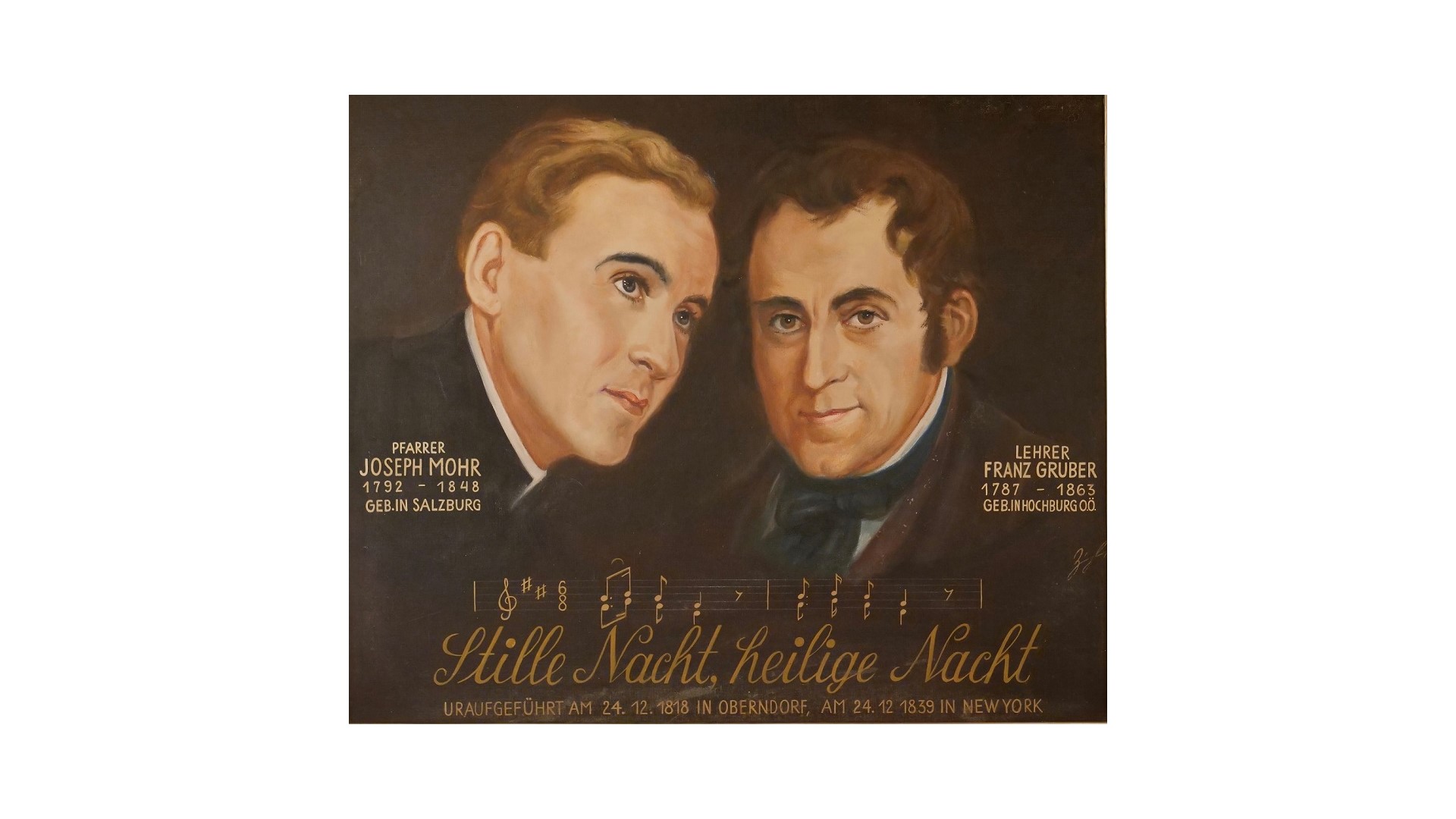 Mohr und Gruber © Franz Xaver Gruber Gemeinschaft